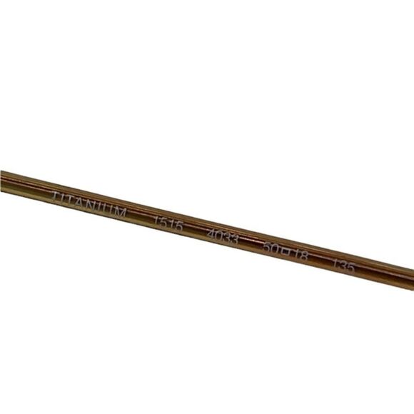 VINTAGE LUXOTTICA Titanium Eyeglass Frames Half-Rim Made in Italy NOT SU… - Picture 9 of 12